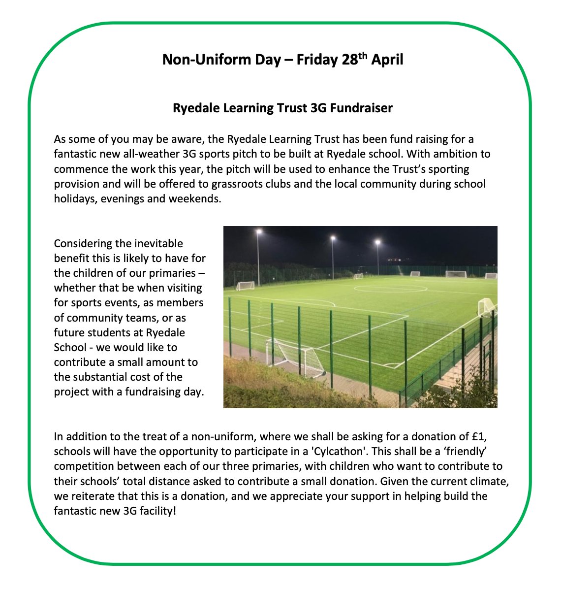 HelmRLT's tweet photo. As part of the Trust 3G fundraising non-uniform day next Friday, the primaries will be participating in a Cyclathon! https://t.co/J2Jh9pjL1b