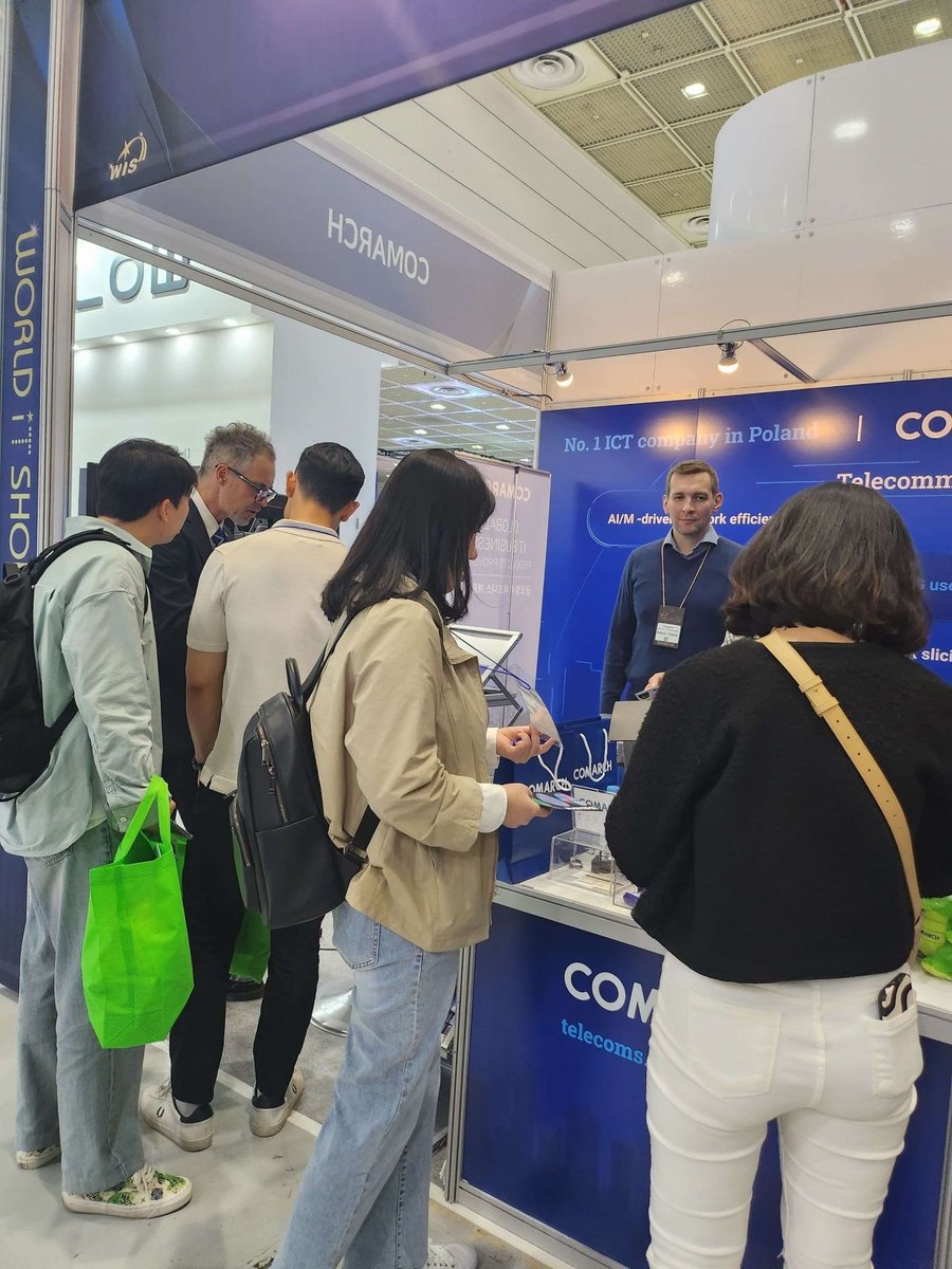ComarchH's tweet photo. We are thrilled to be currently present at the ๐#WorldITShow in Seoul, Korea as a guest of another sector!
If you are attending the event, be sure to stop by and say hello to Bartosz Tarraro and learn more about how Comarch Healthcare can support your organization's needs. https://t.co/QA6DuN9H7f