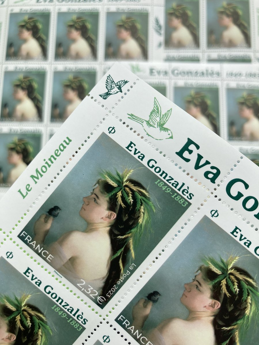 toutsurletimbre's tweet photo. [PREMIER JOUR] du #timbre Eva Gonzalès 1849-1883 aujourd'hui et demain : 
📍à #Paris et à #Dieppe
ℹ️ infos et horaires : https://t.co/JssUqS6532
 #peinture #impressionisme #art #EvaGonzales #collection
@LPNews_NDIE @PetitPalais_ https://t.co/OkN5YWqDI7