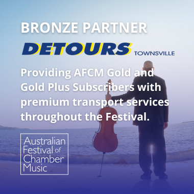 🚌 #DetoursTownsville has proudly partnered with #AFCM as a Bronze Partner!  Since 1990 they have been Townsville’s only locally owned #buscharter provider fully experienced in the #NorthQueensland area. 🌴detourscoaches.com.au
 #chambermusic #music #queensland #upforunexpected