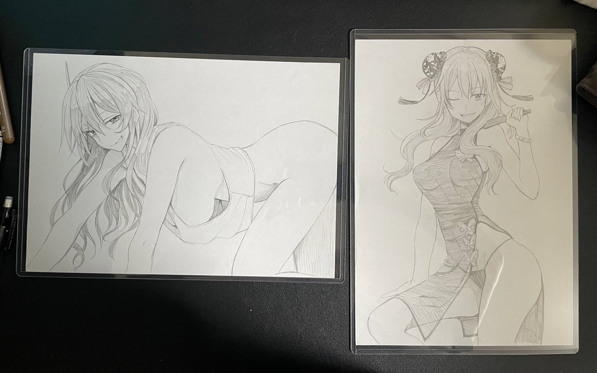 ■当日頒布物②
「妙高型原画6枚」

1人1枚3000円で頒布します。
※色紙購入された方はご遠慮ください

イベント時間終了まで残った場合はアフターの景品にする予定なのでよろしくお願いします 