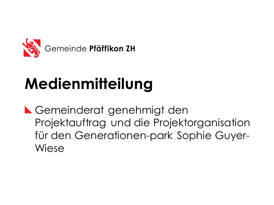 Medienmitteilung des Gemeinderats Pfäffikon ZH

Weitere Infos unter: pfaeffikon.ch/2023/04/21/gem…