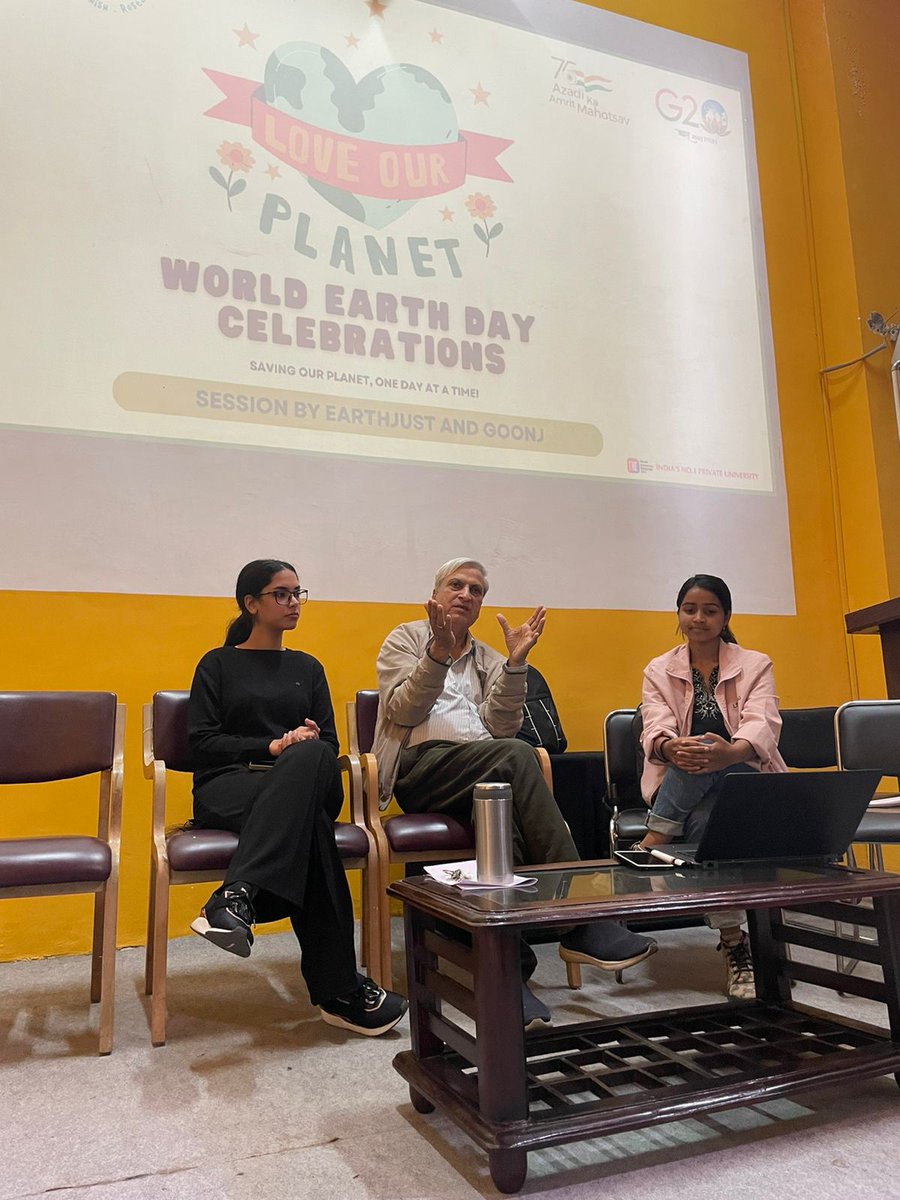 nss_shoolini's tweet photo. #nss Shoolini University celebrated #WorldEarthDay. A panel discussion was organized to  talk about sustainability and engage students to make personal commitments.  #EarthDay2023 @_NSSIndia @YASMinistry @NSSRDChandigarh @NssrdD @Anurag_Office @pankajsinghips @ShooliniUniv https://t.co/DhOTwg61OW