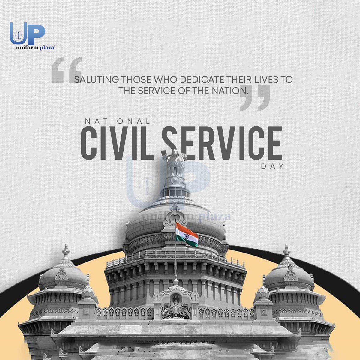 UniformPlaza's tweet photo. Greetings from Uniform Plaza
                    #NationBuildingTogether #NationFirst #CelebratingCivilServices #IndiaFirst #CivilServicePride #BureaucratsUnite #GovernmentService #NationalCivilServicesDay #ProudCivilServants #CivilServicesStrength #UniformPlaza https://t.co/u2jC4ZuepM
