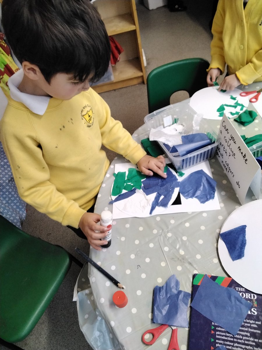 This week we have been looking at 'Our World'. Look 
at our fantastic Earth creations!