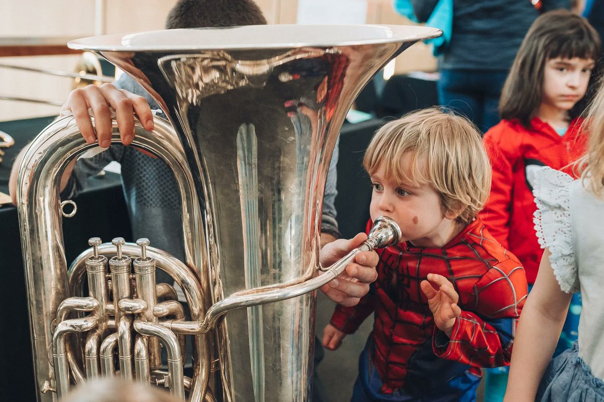 Try something new this weekend.
Be more like Spiderman.
Play the tuba.
#MakeSpaceForMusic

📷 <a href="/gspad_photo/">Giulia Spadafora</a>