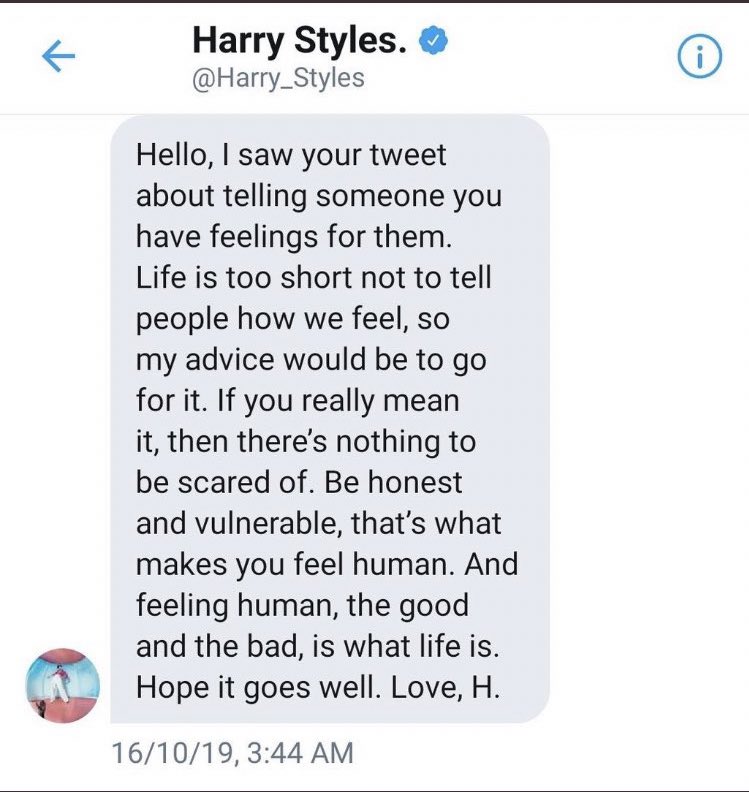 outsidefrey's tweet photo. if you ever need some love advice, just remember that harry styles himself said this one https://t.co/ifSq5d8L94