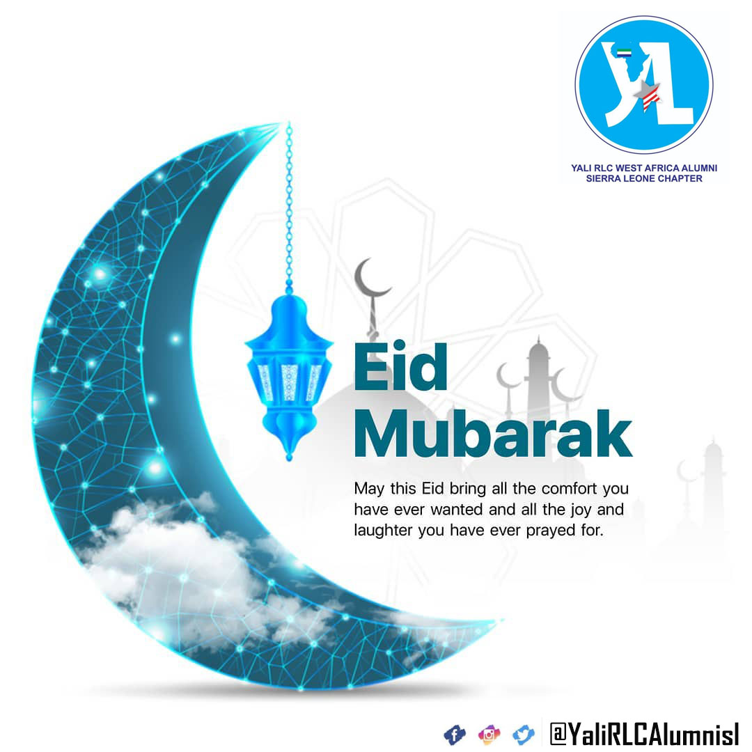 YaliRLCAlumnisl's tweet photo. May the Eid bring all the comfort  you have ever wanted and all the joy and laughter you have ever prayed for. EID MUBARAK https://t.co/KXBdG1wCcc