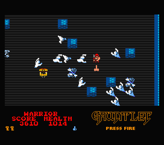 Supmsx's tweet photo. ガントレット  / Gauntlet
#MSX #MSXWorld game of the week 
A classic brought for the MSX2 by @AAMSX , graphics and sounds are faithful to the original, well done 😊👍 https://t.co/jlMu01CvNR