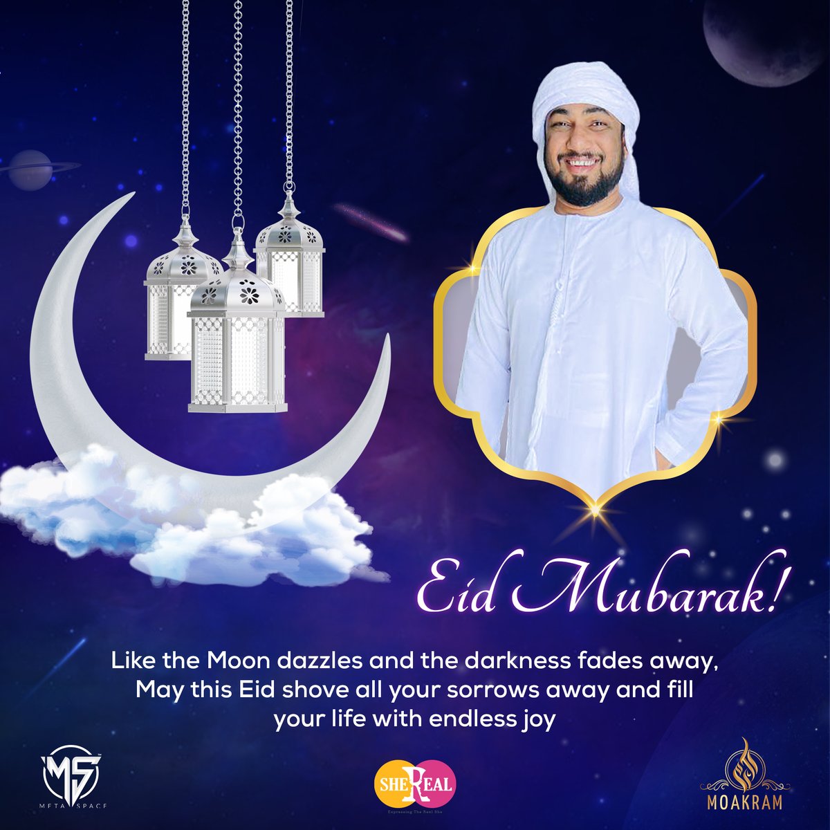 iam_moakram's tweet photo. 🕌🎉 Let's celebrate the spirit of Eid with love and unity🌙🌟
May Allah bless us all with his divine guidance and blessings🤲🏻
.
.
.
.
.
#EidMubarak  #iammoakram #blockchainconsultant #cryptoadvisor #cryptoexpert https://t.co/jrJtj8stVo