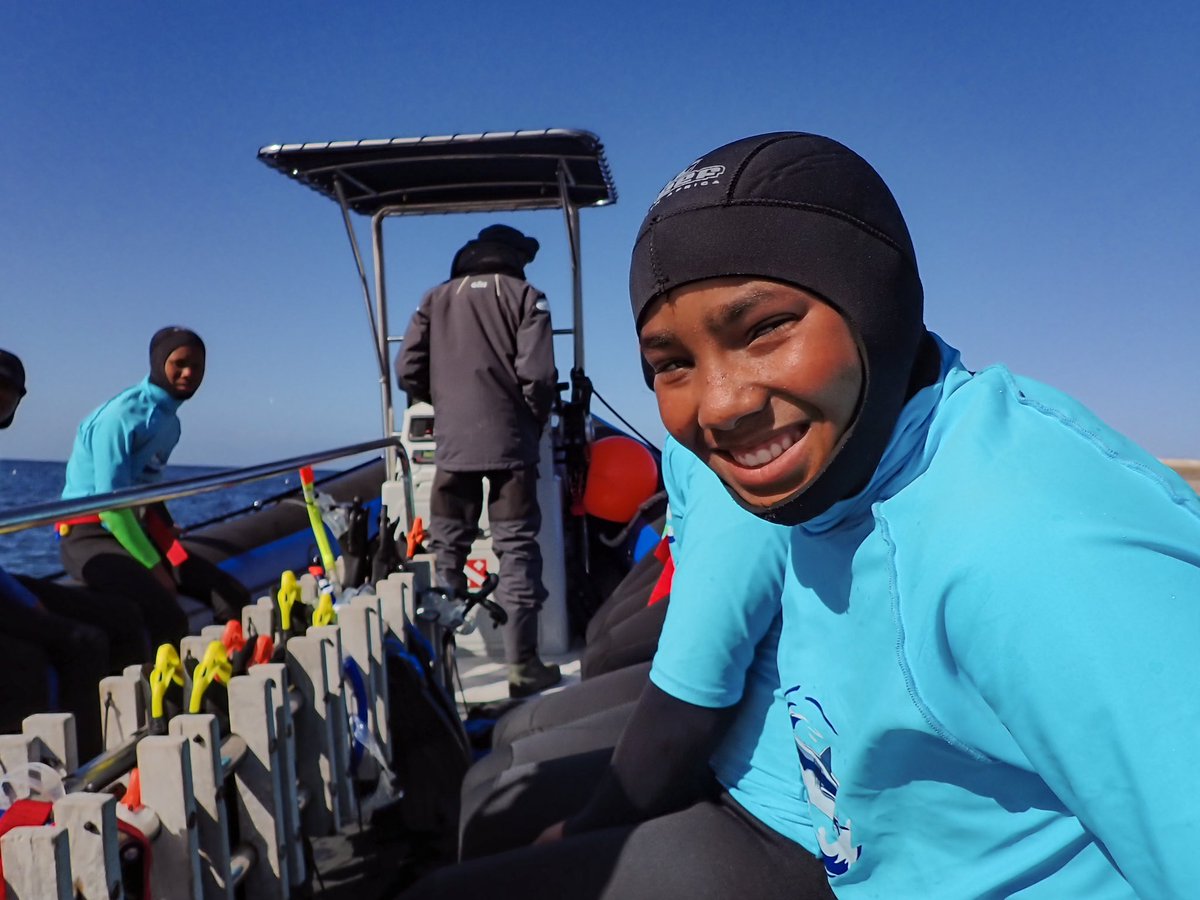sharkcentre's tweet photo. Just like that, our time with the #MarineExplorers learners from Eco Active has come to an end!
The ten learners who started with us in January made it through the programme and qualified as #PADI skin divers.
We can't wait to see your new skills grow. https://t.co/5Fxfaf2SfT