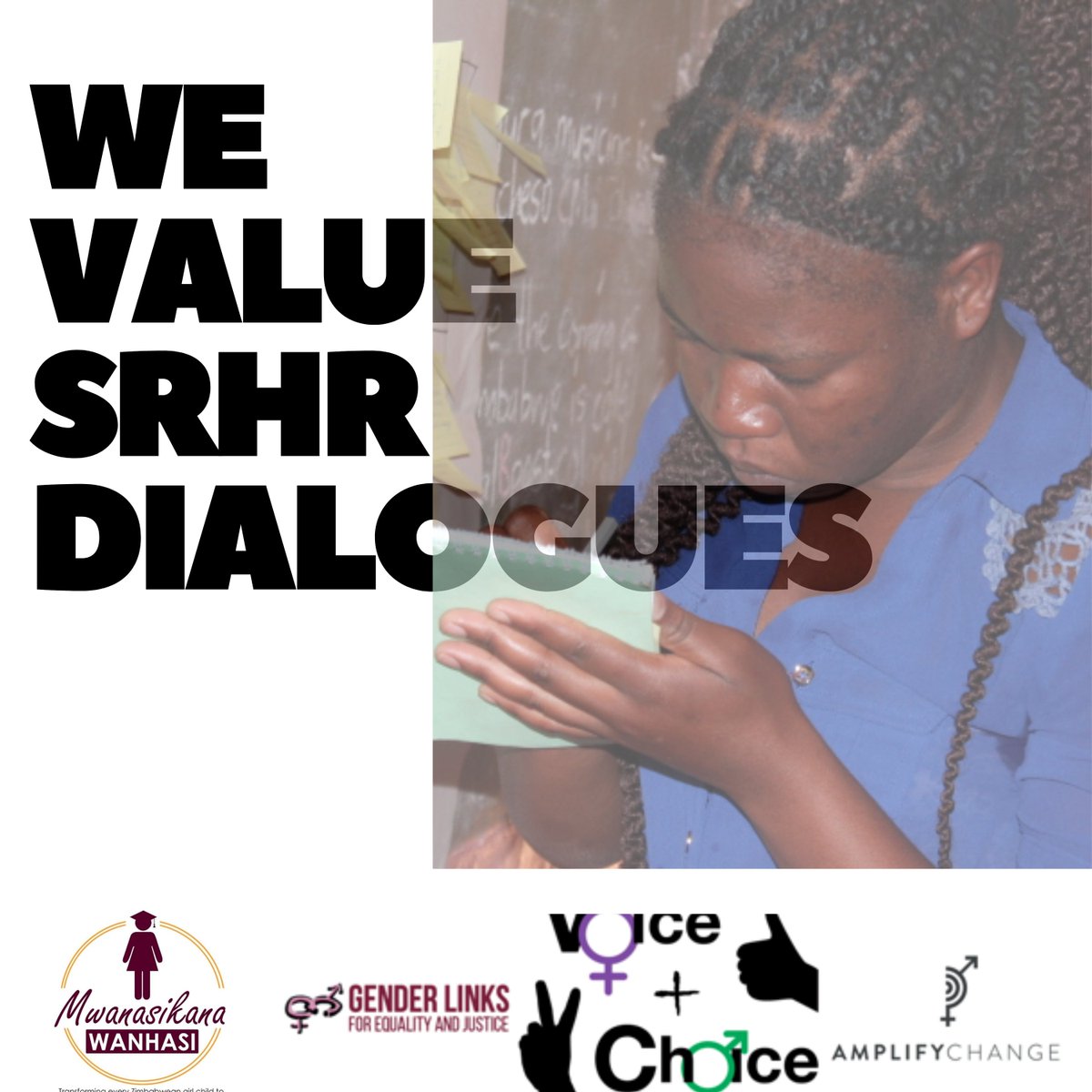 We value our ongoing #SRHRDialogues because they are giving girls and young women a voice and choice. The conversations are rich in SRHR exchange thereby leading to healthy Sexual and Reproductive Choices. We thank <a href="/GenderLinks/">Gender Links</a> and <a href="/amplifyfund/">AmplifyChange</a>  for the support. <a href="/MARTHOLANAH/">Martha Tholanah</a>