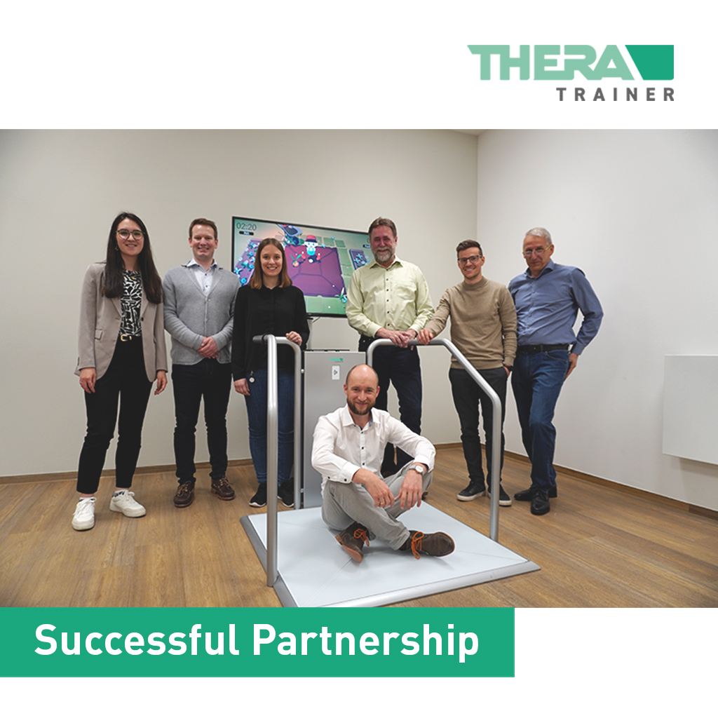 Yesterday we had a visit from Switzerland 🇨🇭 - many thanks to Joris van het Reve and Rebecca Birchler from Dividat for the successful cooperation and the upcoming projects and developments. You can be curious! 🤩

#theratrainer #lifeinmotion #projects