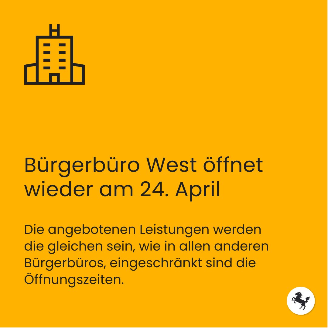 stuttgart_stadt's tweet photo. Das #Bürgerbüro #Stutttgart-West öffnet wieder! Aufgrund von Personalmangel war es vorübergehend geschlossen. Aktuell sind trotz 15,43 Neueinstellungen noch immer rund 41 Stellen in den Bürgerbüros unbesetzt. Weitere Infos unter: https://t.co/s10tM7srCQ https://t.co/xosEy72Wip