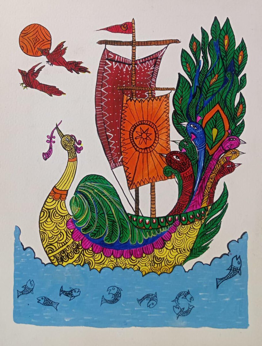 Illustrating few beautiful #handicrafts developed by #tribals of #ITDA #Utnoor  of #Telangana. 

#Gond #paintings and #Dokra #brass craft (has #GI tag). 

Support and promote tribal handicrafts

For more designs and place purchase orders - can contact Nagabhushan (9032383999)