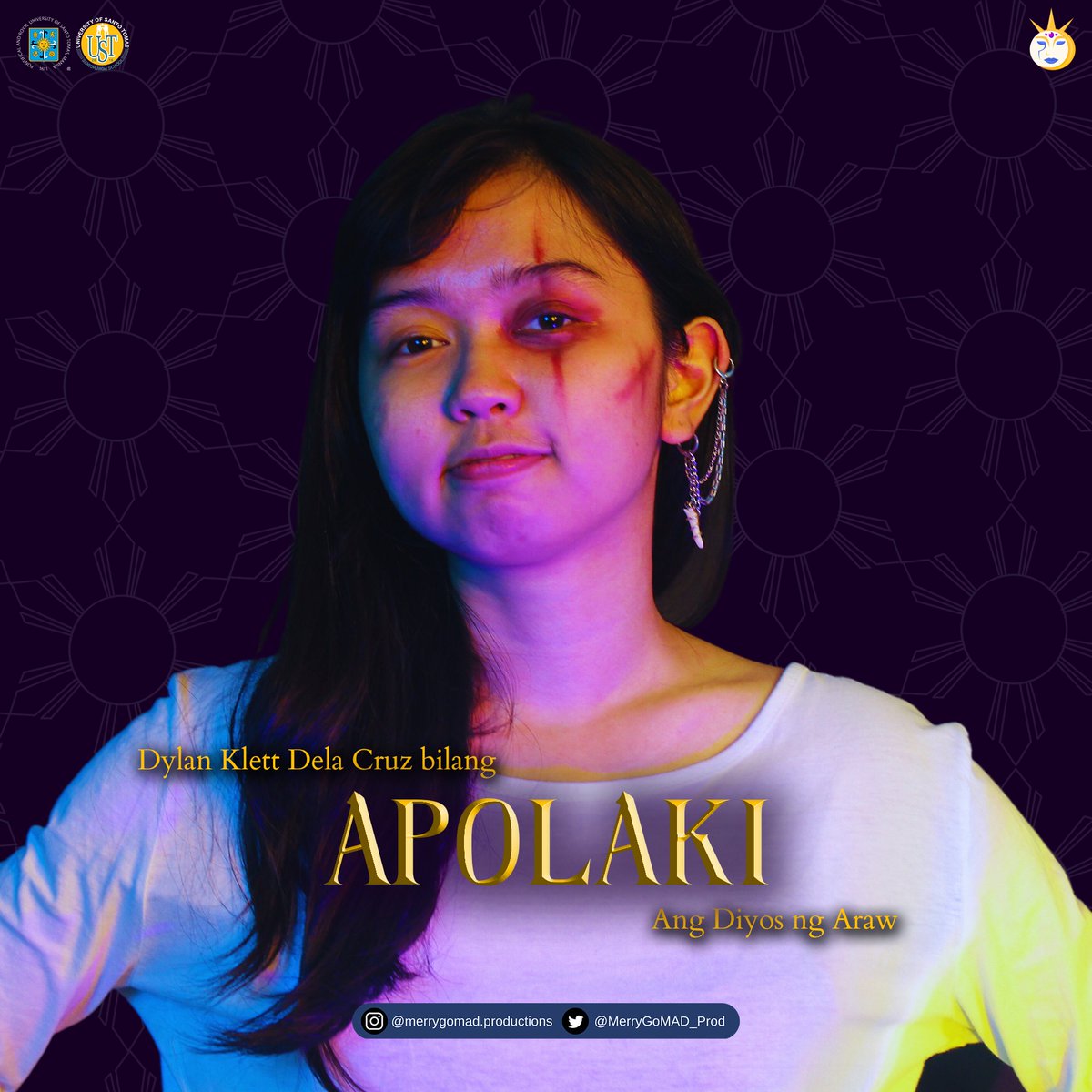 MerryGoMAD_Prod's tweet photo. [6] APOLAKI

Ang Diyos ng Araw.

Masayahin at tapat sa kaniyang Maykapal. Siya ang diyos na sisiguraduhin na maliwanag ang iyong araw. https://t.co/DpzdI1u9BI