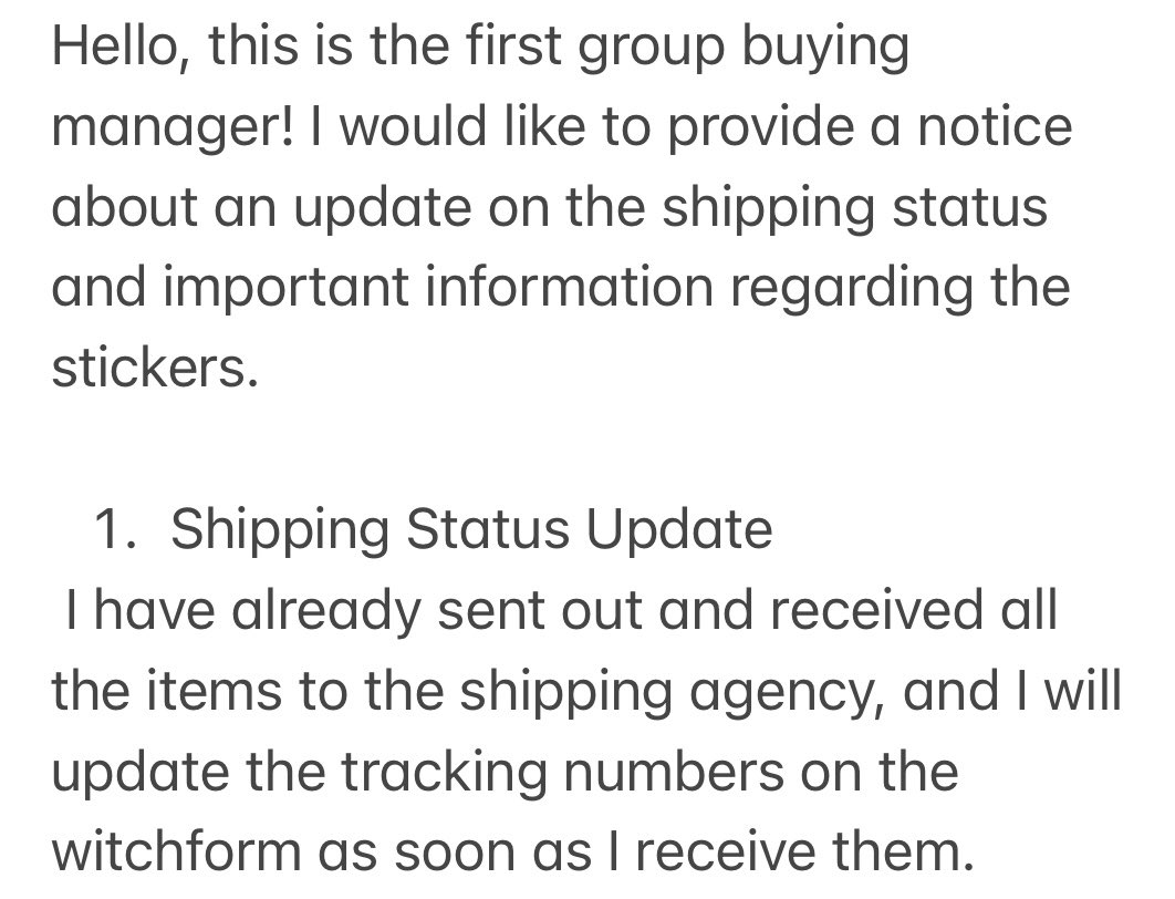 dyeonggom's tweet photo. 📢배송현황 및 띠부씰 별도배송 안내
📢Notice about the shipping status and separate shipping for stickers https://t.co/R4aS5PCTnq
