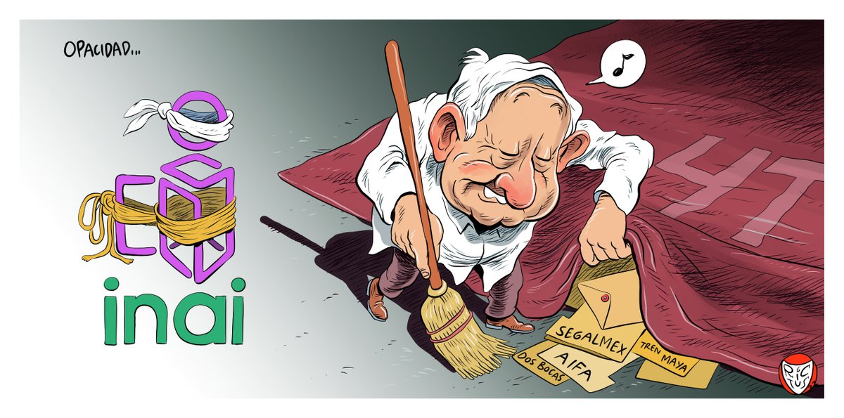 "Opacidad" Cartón publicado en <a href="/ElFinanciero_Mx/">El Financiero</a>
