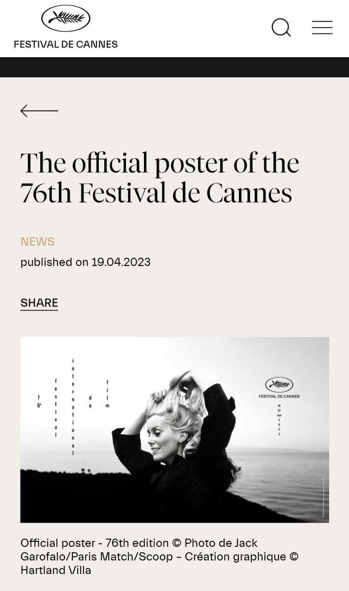 HouseofFilm's tweet photo. Cannes Unveils 2023 Poster Featuring French Cinema Icon Catherine Deneuve.
#cannesfilmfestival #cannes2023 #cannesfilmmarket #SalesAgent #FilmDistribution #USdistribution #NewRelease #FilmIndustry #MovieDistribution #FilmMarketing #houseoffilm #catherinedeneu https://t.co/XYwdXIQAxC