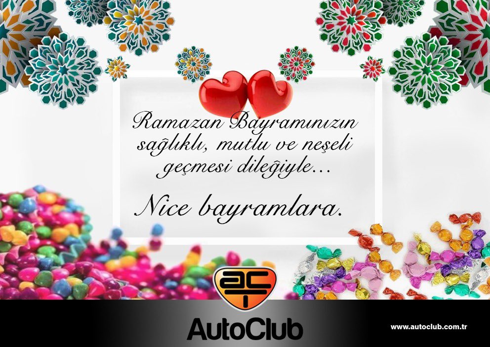 AutoClubTR's tweet photo. İyi bayramlar 🍬🍬🍬 https://t.co/P3KJkGNhOO