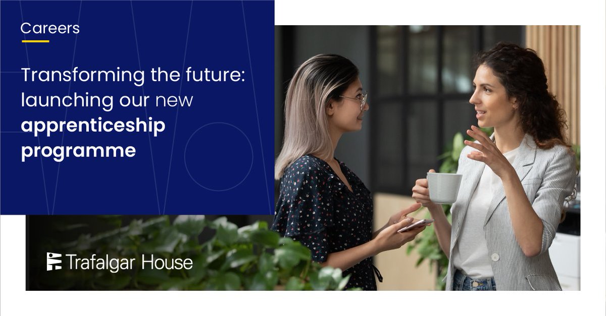 TrafalgarAdmin's tweet image. We've just launched our inaugural #apprenticeship scheme! 🚀 

We're thrilled to be cultivating new talent and equipping them with the skills needed to thrive in the #pensions industry. 

Learn more here: 
trafalgarhouse.co.uk/resources/news…

#skillsforlife #careers #jobs