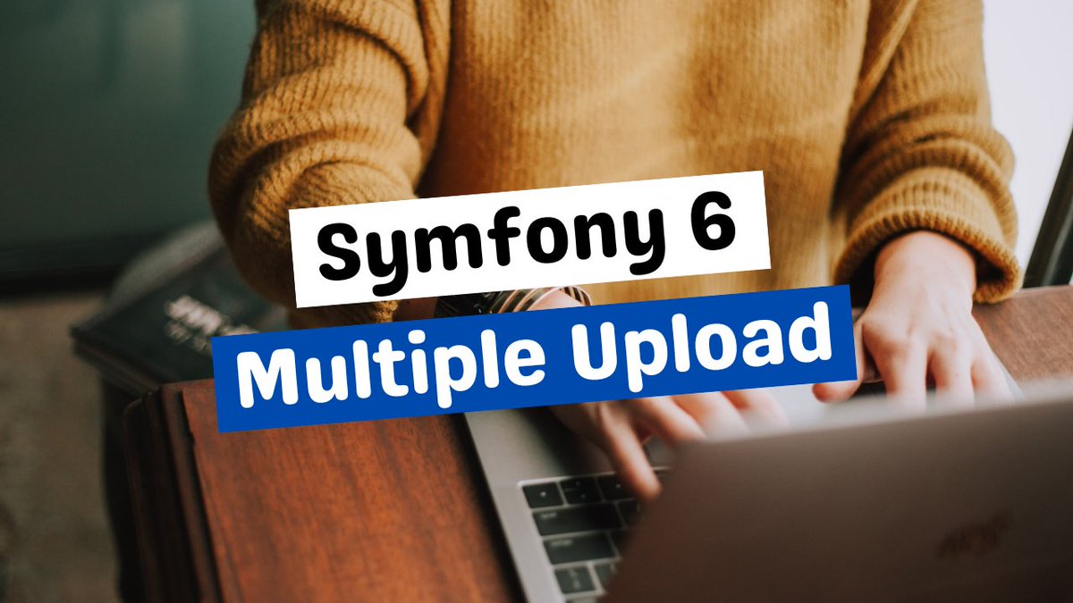 Pentiminax's tweet photo. 🎦Nouvelle vidéo !

Tutoriel Symfony 6 - Upload plusieurs fichiers avec EasyAdmin 4 et VichUploaderBundle

https://t.co/Arl8TFMbyW

https://t.co/GbbJkVtcok https://t.co/WJR3Zm78mI