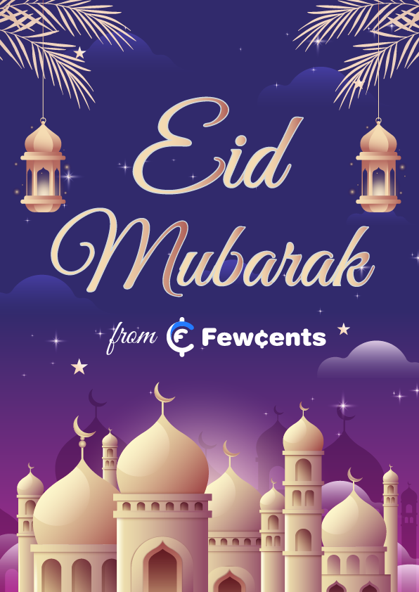 Eid Mubarak to all our colleagues, clients, and partners who celebrate this special occasion!

Wishing you a blessed and joyous Eid filled with peace, prosperity, and happiness from all of us at <a href="/fewcents/">Fewcents</a>

#eidmubarak #eid2023