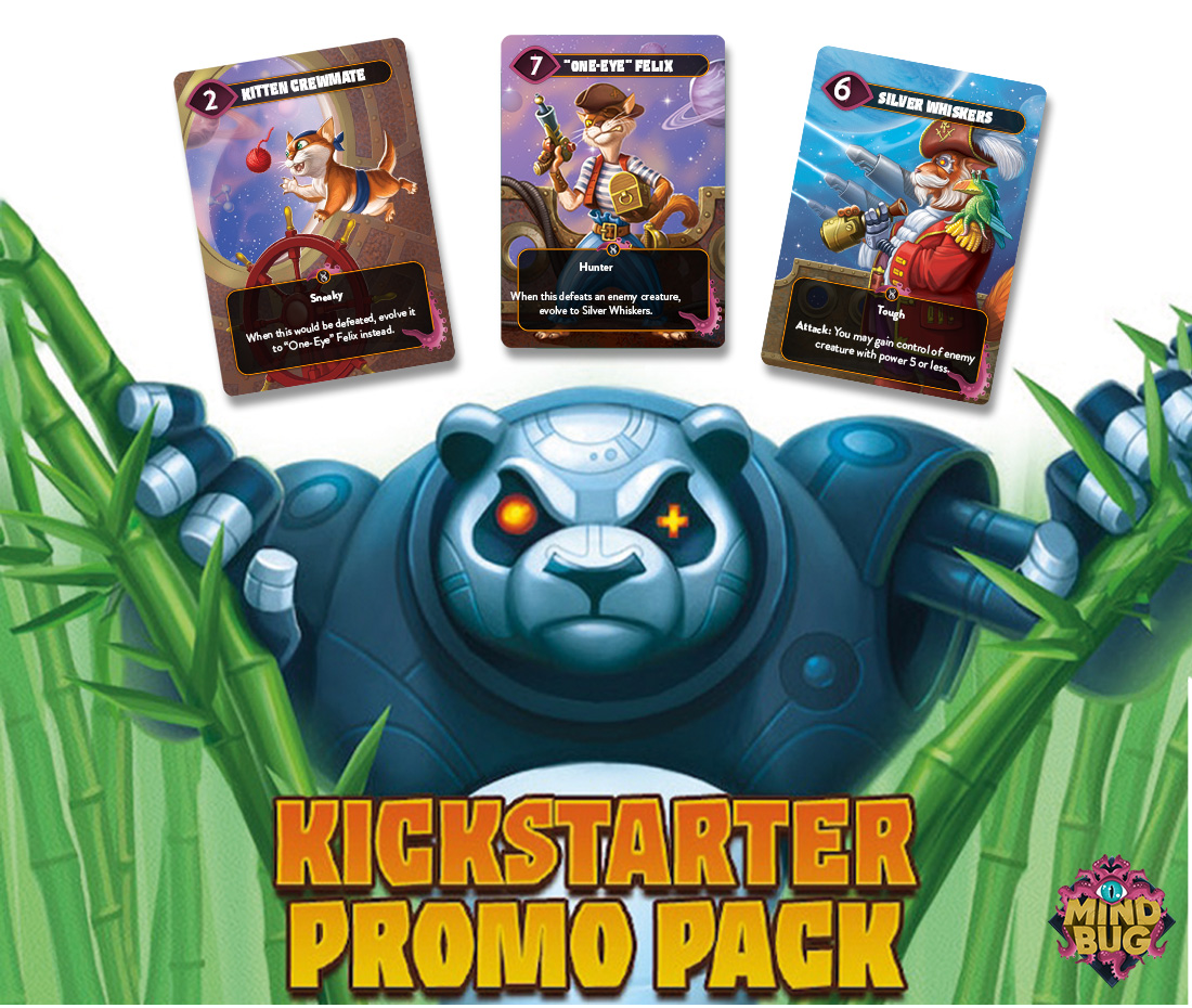 Don't miss your free Kickstarter Promo Pack! Only a few hours left on hour Mindbug Beyond Kickstarter campaign! kickstarter.com/projects/nerdl… #mindbug #kickstarter #tabletop #tabletoprpg #magicthegathering #kingoftokyo #boardgames