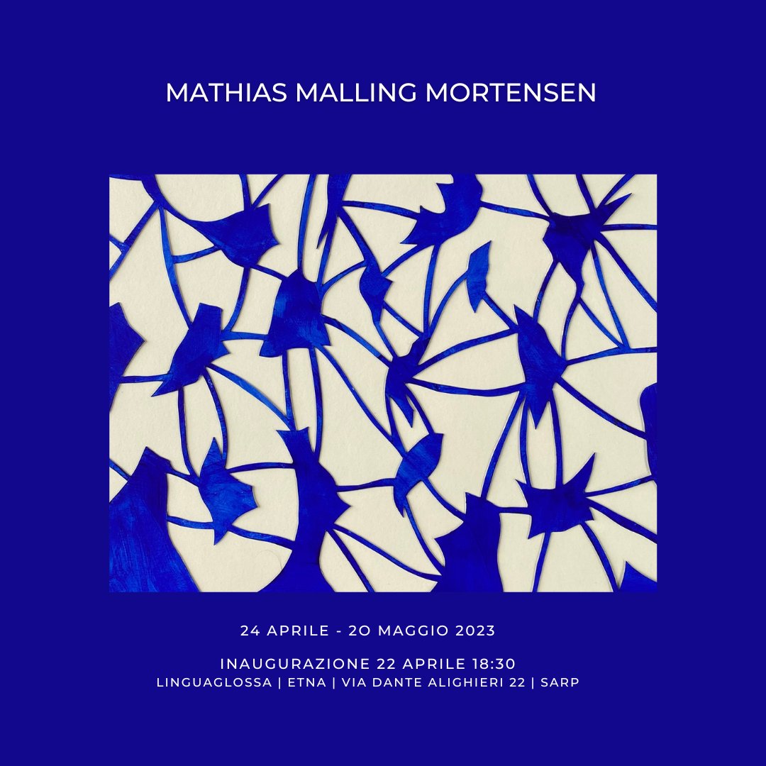 SARP 2023 MATHIAS MALLING MORTENSEN OPENING 22 APRIL 2023 18:30 #etna #linguaglossa #mathiasmallingmortensen #abstractart #sicilyartcluster #sicily #sarp_gallery #contemporaryart #taormina #painting #exploreart #artnews