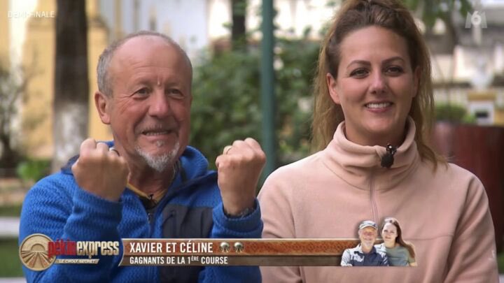 GossipRoomOff's tweet photo. 🚨 Xavier et Céline remportent #PekinExpress saison 17 sur M6 et empochent 31.280€. Félicitations ! 🎒🎉 https://t.co/ErW5xEkfvo