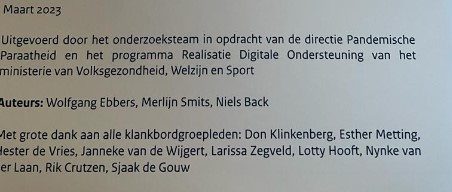 Maandag bij het <a href="/MinVWS/">Ministerie van VWS</a> werd het toetsingkader gepresenteerd. Dit vormde een prachtige afsluiter van een aantal jaren aan onderzoek naar CoronaMelder en CoronaCheck! Het toetsingkader combineert een lijst met vragen met een serious game om het kader eigen te maken.