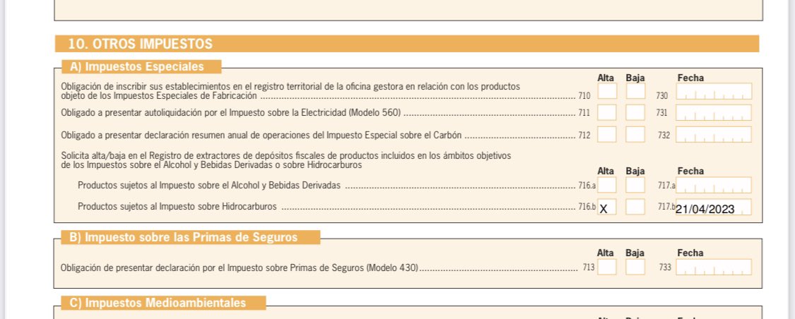 NHidalgoAbogada's tweet photo. **REGISTRO DE EXTRACTORES**

📣 Ya esta operativo el Modelo 036 para solicitar el alta en el REDEF

#REDEF #hidrocarburos #alcohol https://t.co/BlHzcl5iNc