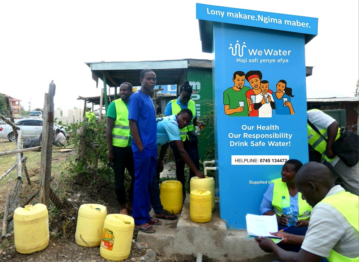 WeTu_Kenya's tweet photo. #Katito, #Kenya continue to have increased access to WeWater thanks to extension of three new WeWater ATM centres.
#affordable , #Accessible #cleanwater, #Safewater 
   Better solutions. Better lives. https://t.co/qROgrMtr3D