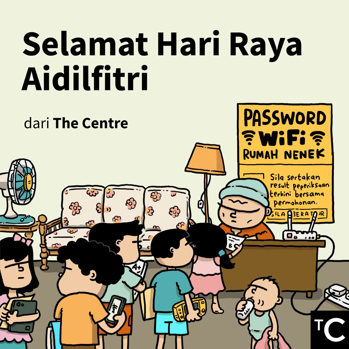 Semoga Aidilfitri anda disambut dengan penuh keriangan dan kemeriahan di samping insan yang tersayang. Maaf zahir dan batin dari kami di TC.