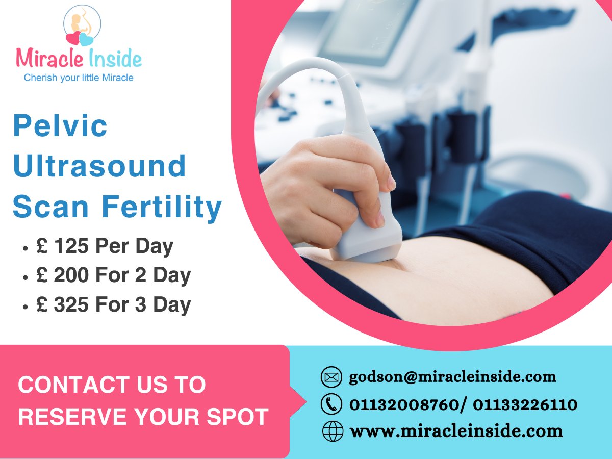 Pelvic Ultrasound Scan Fertility

#Pregnancy #MiracleInside #FertilityScans #UltrasoundScan #BabyScanClinic #ExpertUltrasound #UltrasoundScan #Scan #Pelvicultrasoundscan