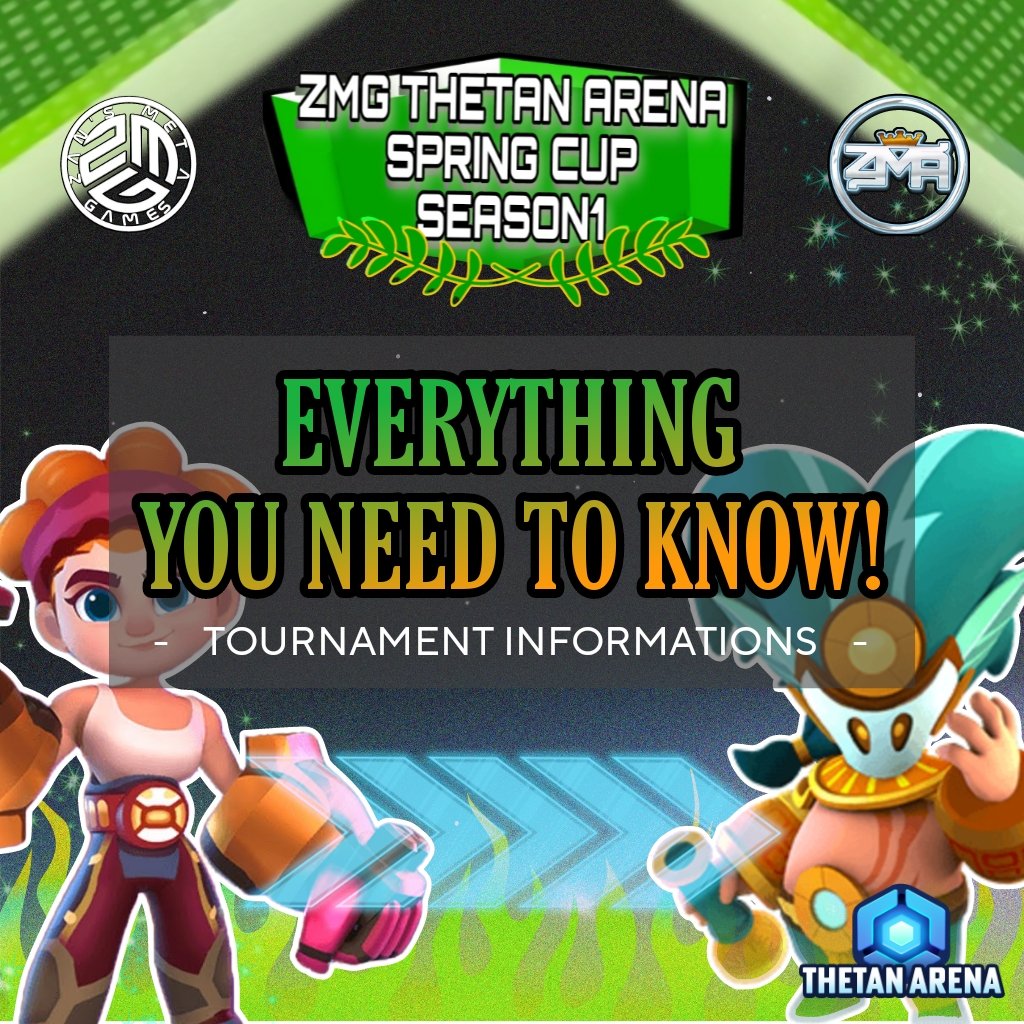 ZansMetaGames's tweet photo. 𝐄𝐕𝐄𝐑𝐘𝐓𝐇𝐈𝐍𝐆 𝐘𝐎𝐔 𝐍𝐄𝐄𝐃 𝐓𝐎 𝐊𝐍𝐎𝐖 💡
Hey Thetan Arena Meta Gamers! 
Here's the more information you need to know about ZMA THETAN ARENA SPRING CUP SEASON 1 🌱🏆.It's a unique tournament ideas and sponsored by our one and only best boss Zan | ZAN META ARMY 💗 https://t.co/MqTizhU0DO