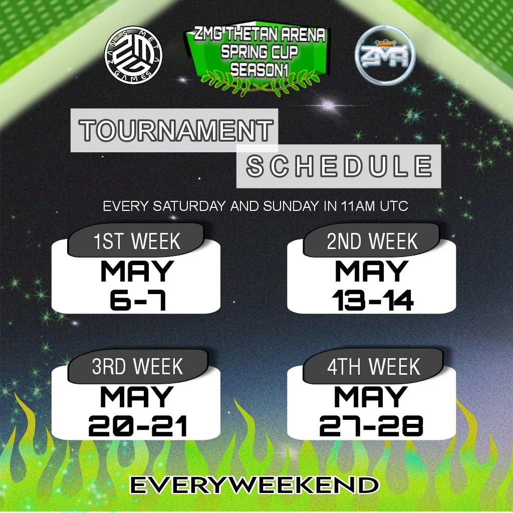 ZansMetaGames's tweet photo. 𝐄𝐕𝐄𝐑𝐘𝐓𝐇𝐈𝐍𝐆 𝐘𝐎𝐔 𝐍𝐄𝐄𝐃 𝐓𝐎 𝐊𝐍𝐎𝐖 💡
Hey Thetan Arena Meta Gamers! 
Here's the more information you need to know about ZMA THETAN ARENA SPRING CUP SEASON 1 🌱🏆.It's a unique tournament ideas and sponsored by our one and only best boss Zan | ZAN META ARMY 💗 https://t.co/MqTizhU0DO