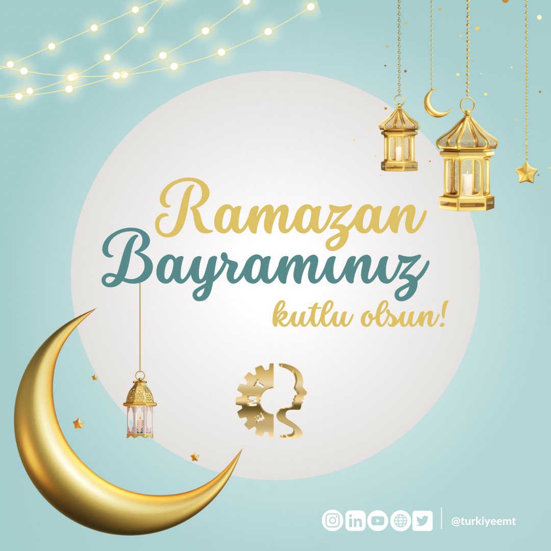 TurkiyeEMT's tweet photo. Türkiye EMT Ailesi bayramınız kutlu olsun! Sevdiklerinizle mutlu huzurlu bayramlarınız olsun 🤍🍬✨ 

#ramazanbayramı #kutluolsun #türkiyeemt https://t.co/xzQ8Z38SqA