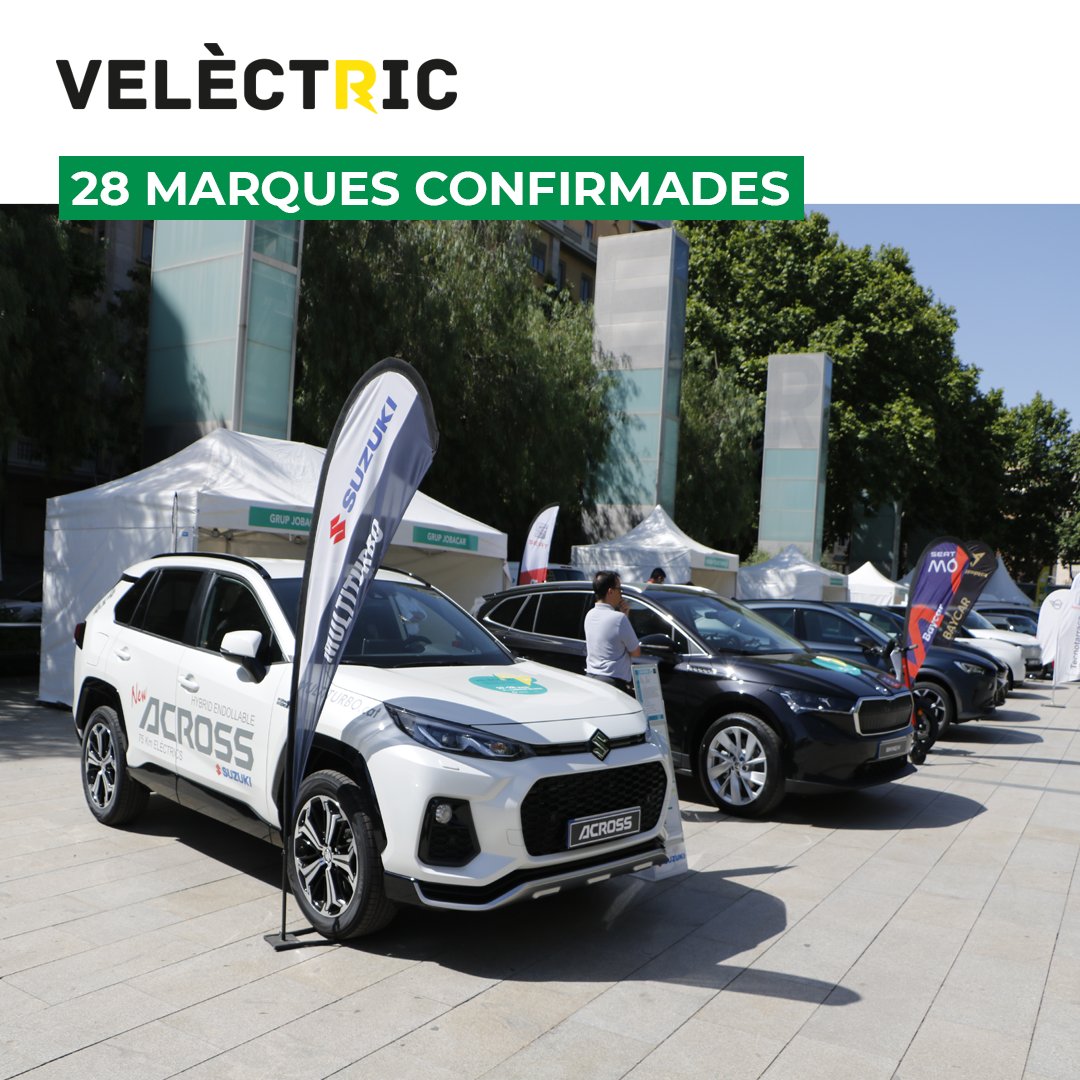 VelectricReus's tweet photo. 28 marques confirmades! 🚘

Vols conduir un cotxe híbrid o elèctric? Aquesta és la teva!🤩

A #Velèctric comptarem amb una zona de TEST DRIVE on podràs provar desenes de vehicles ¡de forma gratuïta! 🏍️💥

#Reus2030 #mobilitat #mobilitatsostenible #vehicleelectric  #Velèctric2023 https://t.co/5nVKZS1pDn