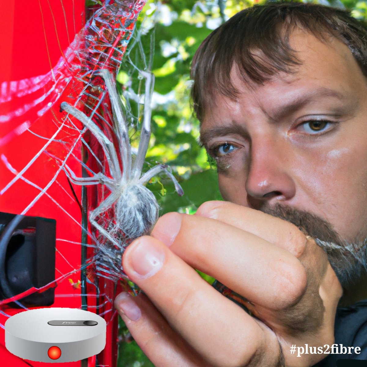 plus2fibre's tweet photo. @disneyplus_actu Quand @DisneyPlusFR t'annonce la sortie d'un nouveau Spider-Man et que ta @freebox est encore en panne.  @free @plus2fibre https://t.co/hPf4d9vXUi