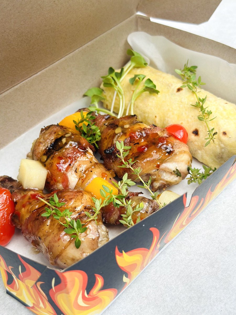 UeBbq's tweet photo. Our Signature Dish ; Bacon Wrapped Drumsticks Looking Stunning, ready for a delivery 📦😊 https://t.co/U5I0j93EDS