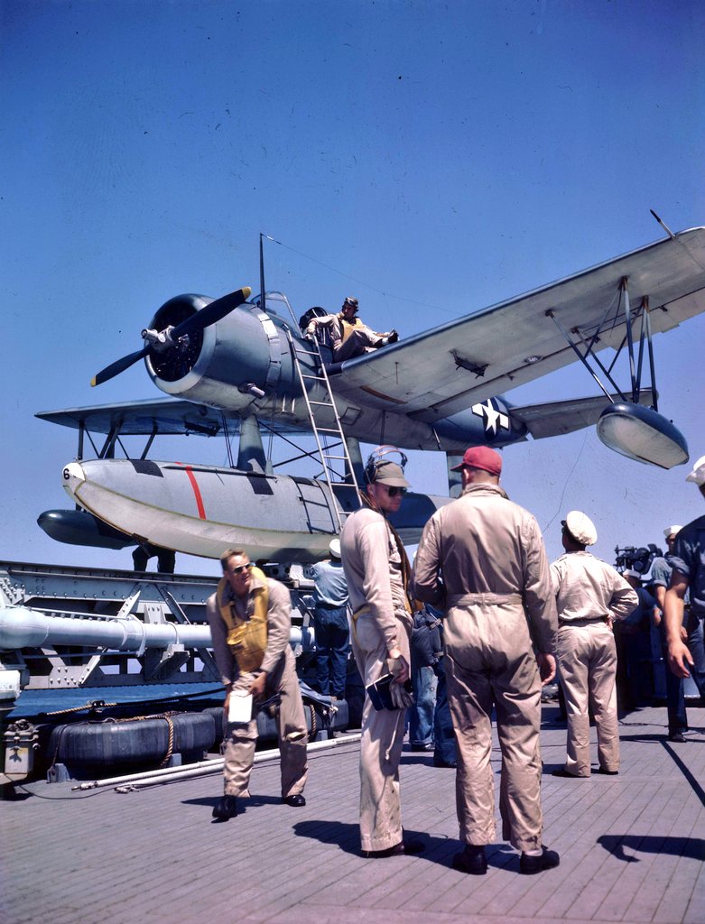 FlMichele69's tweet image. Hydro scout

🛩️ Vought OS2U Kingfisher

#USSMissouri BB-63

#WW2 #OceanPacific August 1944

@USNavy @NavalInstitute
