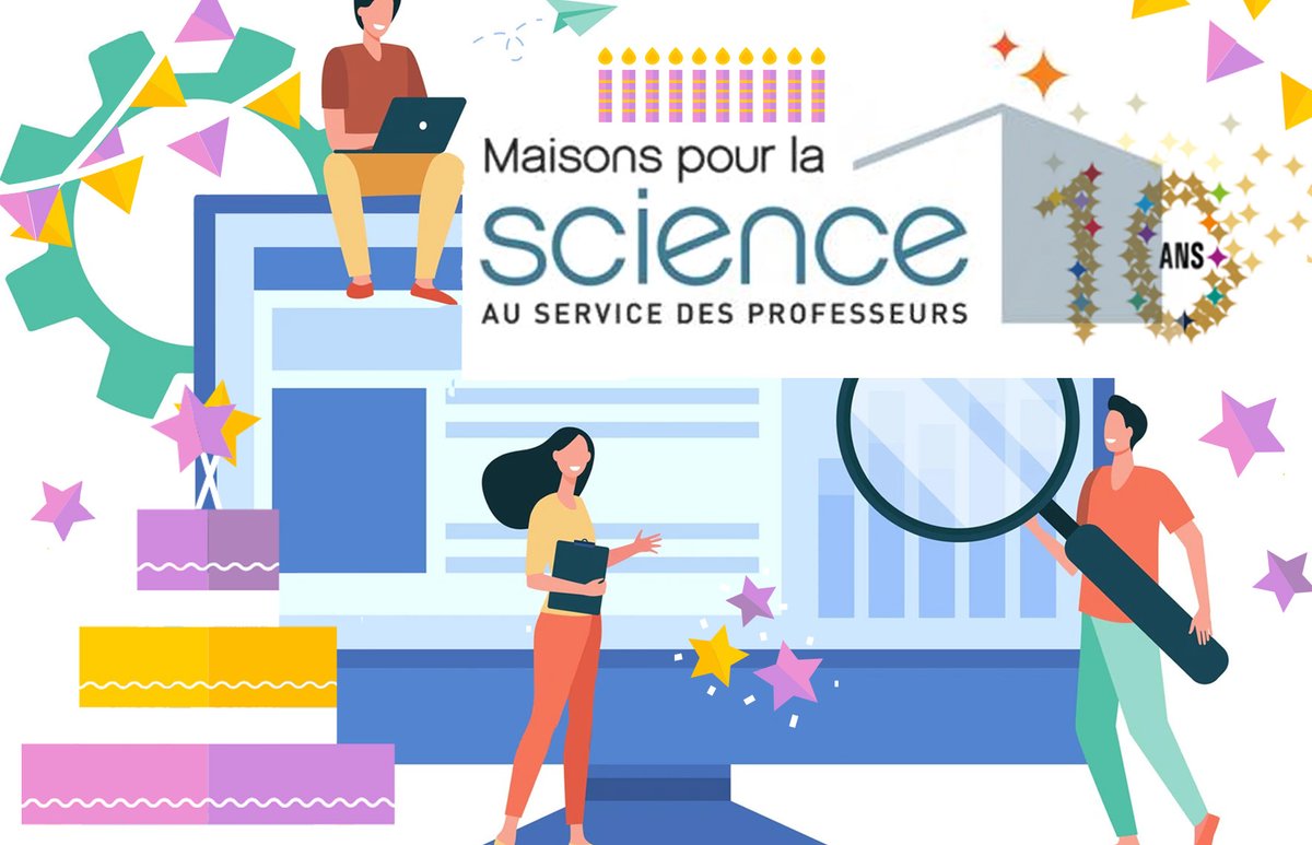 Fondation_Lamap's tweet photo. 🎂Le réseau des Maisons pour la science fête ses 10 ans ! Depuis janvier, une série d’événements est organisée localement par chaque Maison pour la science jusqu’à la fin de l’année scolaire. Zoom sur le programme des événements à venir : https://t.co/xgTHhaVijW https://t.co/kLCRUrFVye