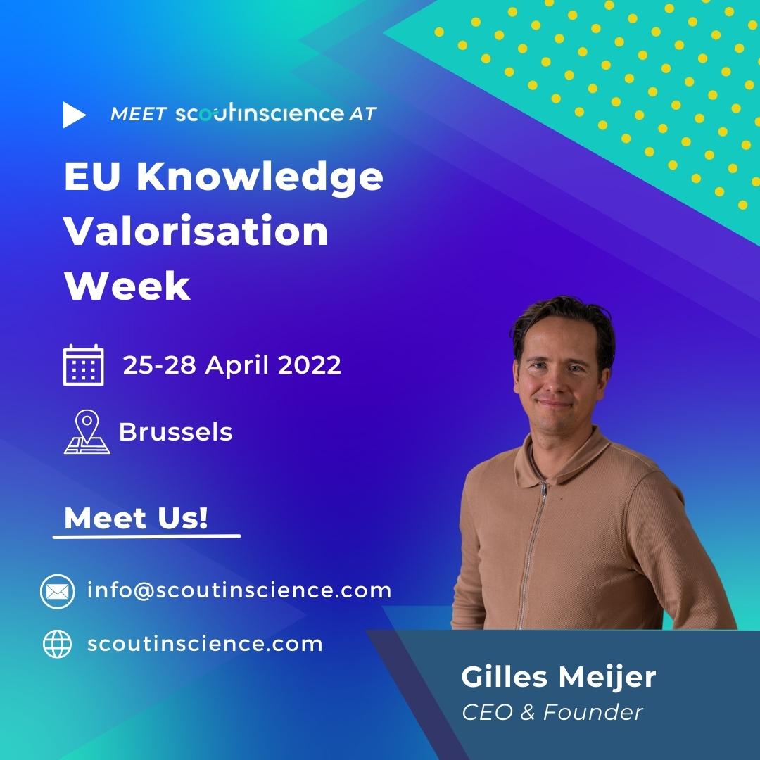 Meet us in Brussels!🇧🇪 

Our CEO, Gilles Meijer, will attend the EU Knowledge Valorisation Week event in Brussels. He is eager to connect with fellow industry leaders and share our company's role in technology transfer. 

#KnowledgeValorisation #Innovation #TechTransfer