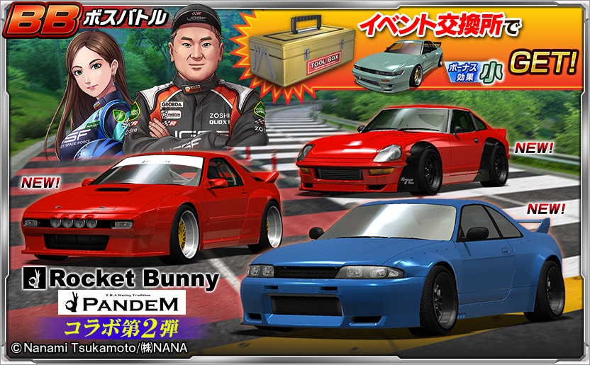 ロケットバニー/パンデム コラボ 第2弾 ボスバトルイベントにボーナス