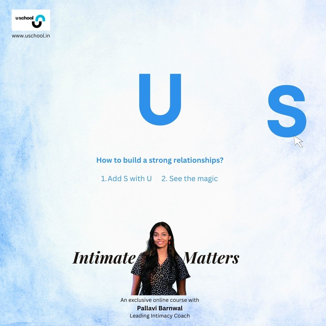 Uschool_in's tweet photo. A perfect relationship is not perfect , It's just that both people never gave up.
 
Join Pallavi Barnwal on Uschool in her exclusive course
Link To Purchase Online: https://t.co/jJK8HTXJEm

Call to know More
+91 9958064600
Email: meggh@uschool.in

#uschool #intimacy #sexuality https://t.co/aCroUKhSvV