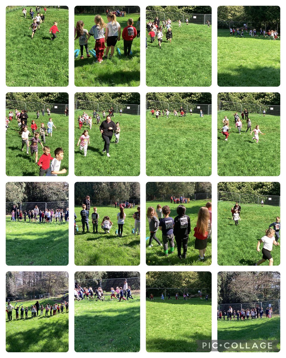 Dosbarth Willow had a great time taking part in the mini marathon! #teammillbrook <a href="/MillbrookP/">Millbrook Primary</a>