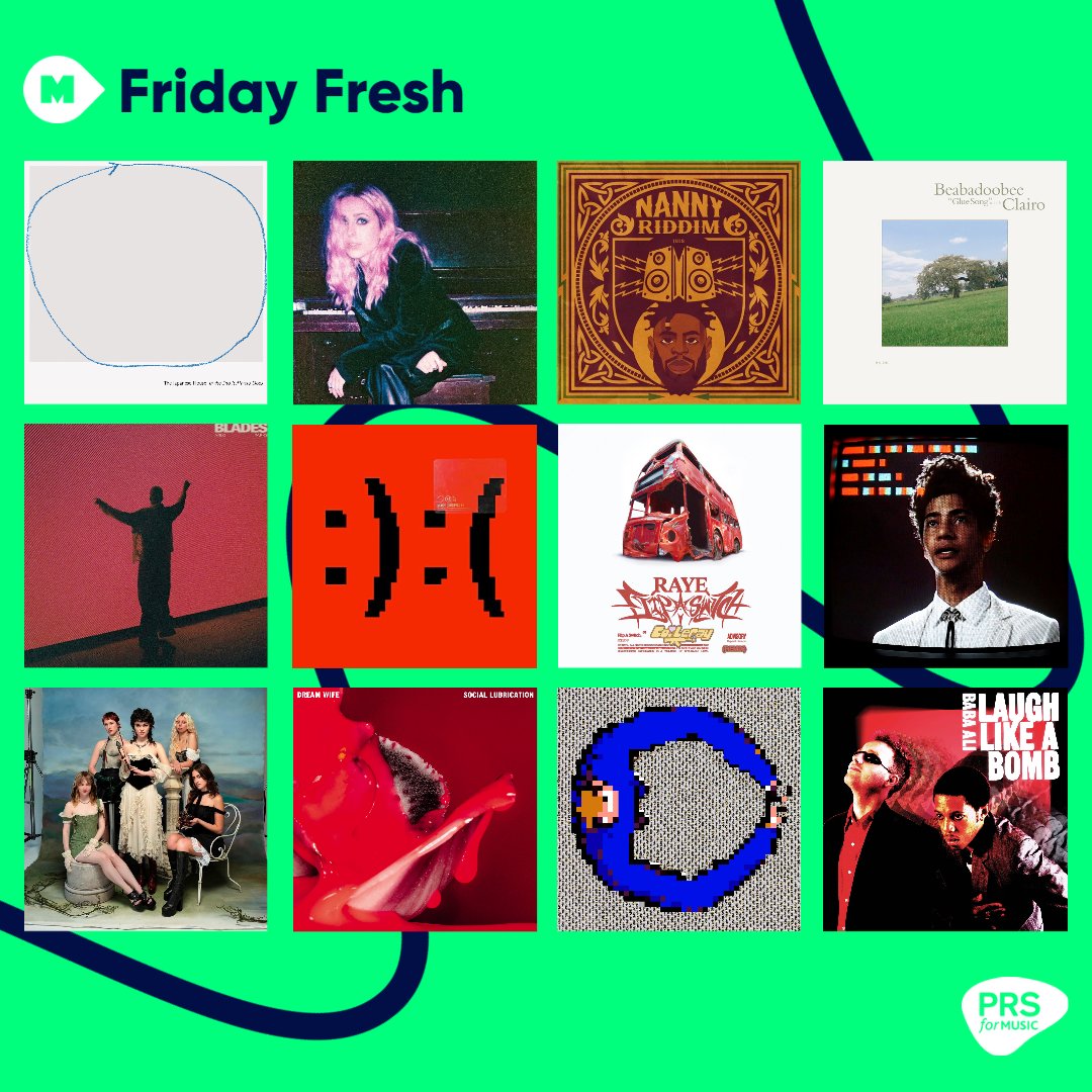 M Magazine (@m_magazineprs) on Twitter photo It's Friday Fresh time! Featuring new music from <a href="/japanesehouse/">The Japanese House</a>, <a href="/babaalimusic/">BABA ALI</a>, <a href="/squidbanduk/">Squid</a>, <a href="/beabad00bee/">beabadoobee</a>, <a href="/DreamWifeMusic/">Dream Wife</a>, <a href="/theworldnoisy/">NOISY</a>, <a href="/lizzieesau/">Lizzie Esau</a>, <a href="/SkinnyPelembe/">Skinny Pelembe</a>, <a href="/lastdinnerparty/">The Last Dinner Party</a>, <a href="/arloparks/">Arlo Parks</a>, <a href="/raye/">RAYE</a>, <a href="/JulsOnIt/">Juls baby</a>. Listen now 🎧prs.info/nkN850NOHnJ It's Friday Fresh time! Featuring new music from <a href="/japanesehouse/">The Japanese House</a>, <a href="/babaalimusic/">BABA ALI</a>, <a href="/squidbanduk/">Squid</a>, <a href="/beabad00bee/">beabadoobee</a>, <a href="/DreamWifeMusic/">Dream Wife</a>, <a href="/theworldnoisy/">NOISY</a>, <a href="/lizzieesau/">Lizzie Esau</a>, <a href="/SkinnyPelembe/">Skinny Pelembe</a>, <a href="/lastdinnerparty/">The Last Dinner Party</a>, <a href="/arloparks/">Arlo Parks</a>, <a href="/raye/">RAYE</a>, <a href="/JulsOnIt/">Juls baby</a>. Listen now 🎧prs.info/nkN850NOHnJ