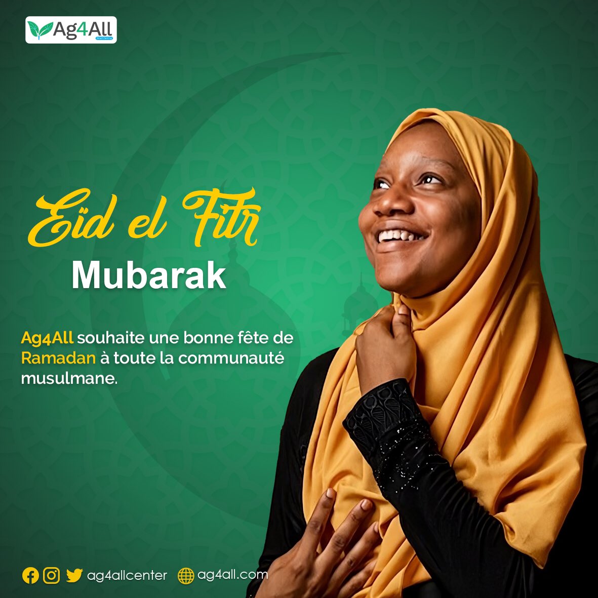 ag4allcenter's tweet photo. Bonne fête de #Ramadan à toute la communauté musulmane.
#EidAlFitr https://t.co/nwGiptKelX
