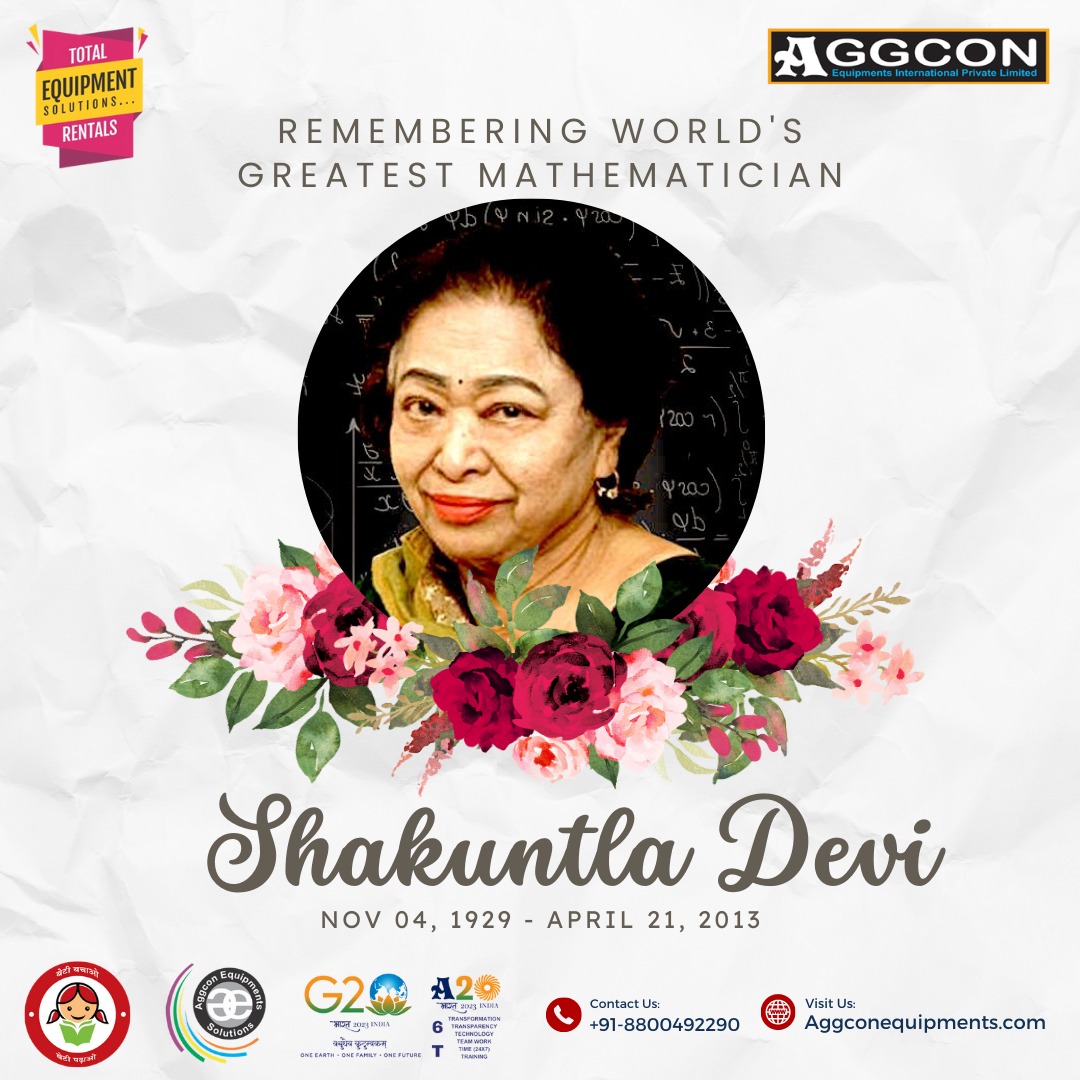 AGGCONEQUIPMENT's tweet image. Remembering World’s Greatest Mathematician Shankuntla Devi on her death anniversary.

#Mathematicians #MathGenius #MathMinds #CalculusCrew #MathLovers #MathEducation #Mathematics #shankuntladevi #deathaniiversary #aggcon #aggconequipments #HumanComputer #MathGenius #ShakuntlaDevi